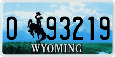 WY license plate 093219