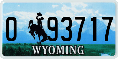 WY license plate 093717