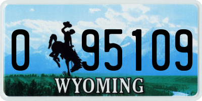 WY license plate 095109