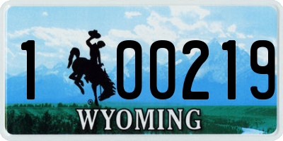 WY license plate 100219