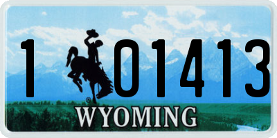 WY license plate 101413