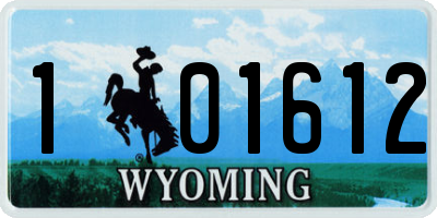 WY license plate 101612