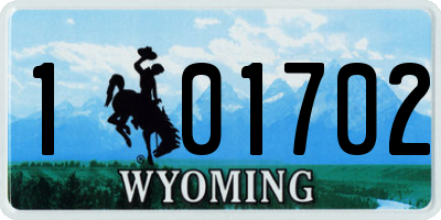 WY license plate 101702
