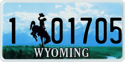 WY license plate 101705