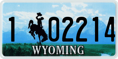 WY license plate 102214