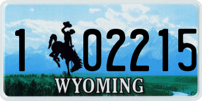 WY license plate 102215