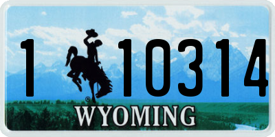 WY license plate 110314