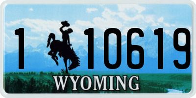 WY license plate 110619