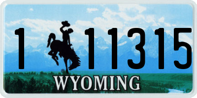 WY license plate 111315