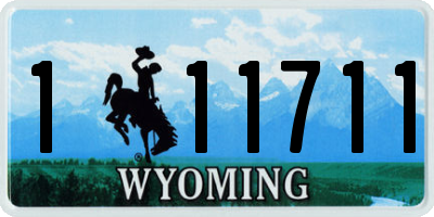 WY license plate 111711