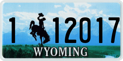WY license plate 112017