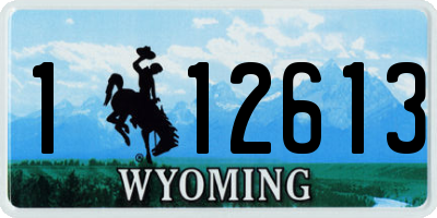 WY license plate 112613