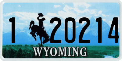WY license plate 120214