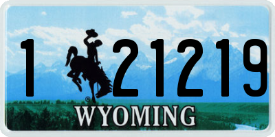 WY license plate 121219