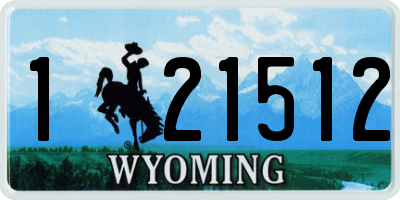 WY license plate 121512