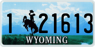 WY license plate 121613