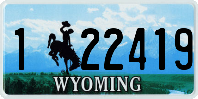 WY license plate 122419