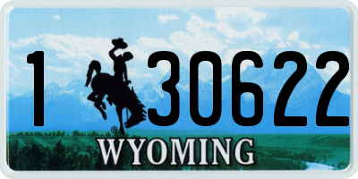 WY license plate 130622