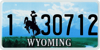 WY license plate 130712