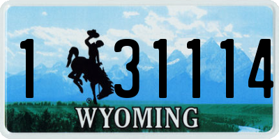 WY license plate 131114