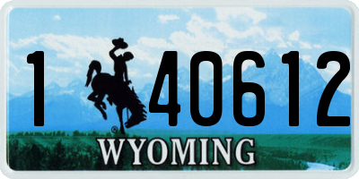WY license plate 140612