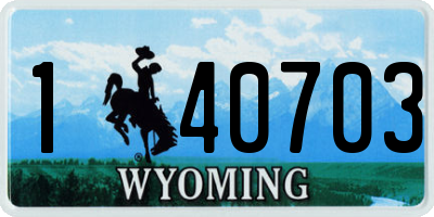 WY license plate 140703