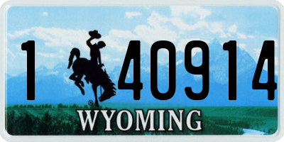 WY license plate 140914