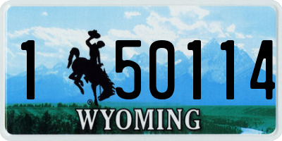 WY license plate 150114