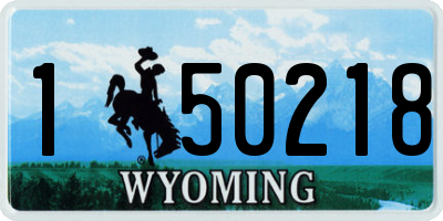 WY license plate 150218