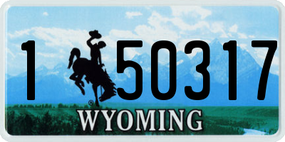 WY license plate 150317