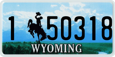 WY license plate 150318