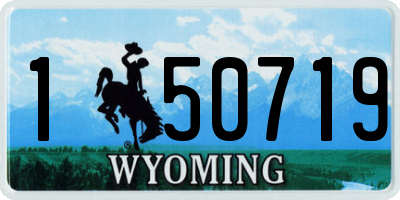 WY license plate 150719
