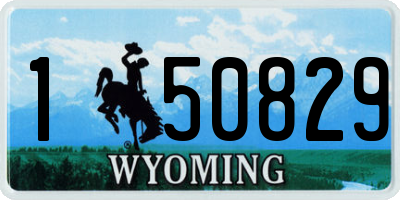 WY license plate 150829