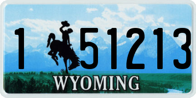 WY license plate 151213