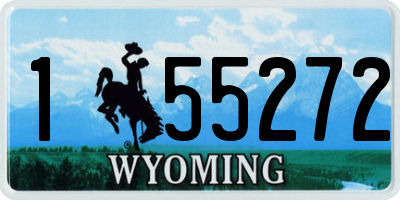 WY license plate 155272
