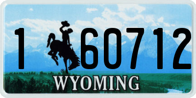 WY license plate 160712