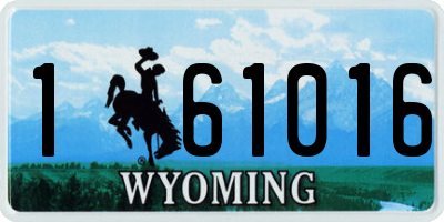 WY license plate 161016