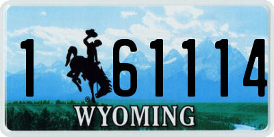 WY license plate 161114