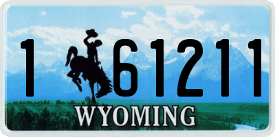 WY license plate 161211
