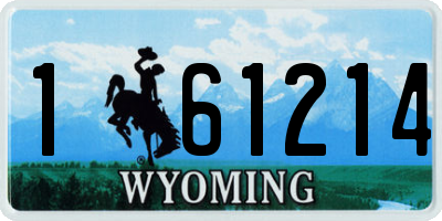 WY license plate 161214