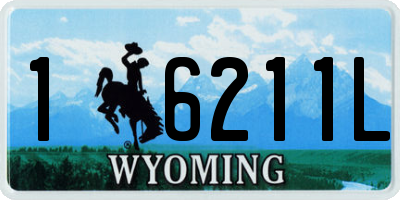 WY license plate 16211L