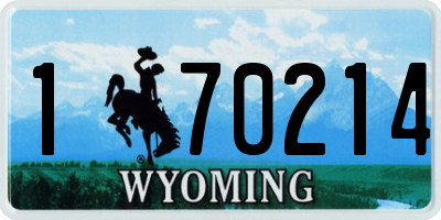 WY license plate 170214