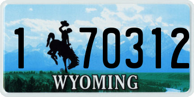 WY license plate 170312