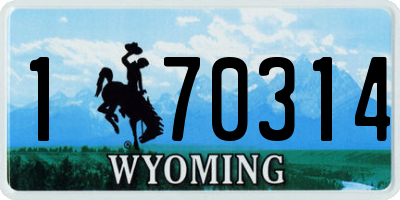 WY license plate 170314
