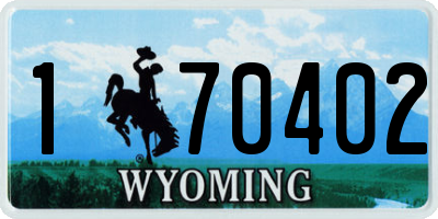 WY license plate 170402