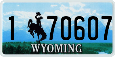 WY license plate 170607