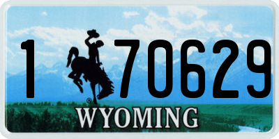 WY license plate 170629