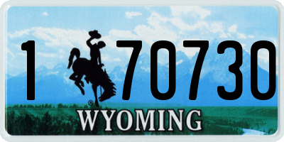 WY license plate 170730