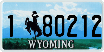 WY license plate 180212