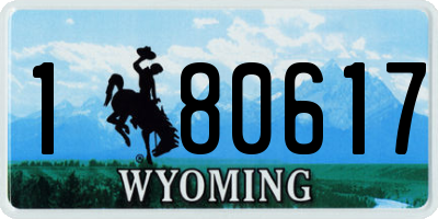 WY license plate 180617